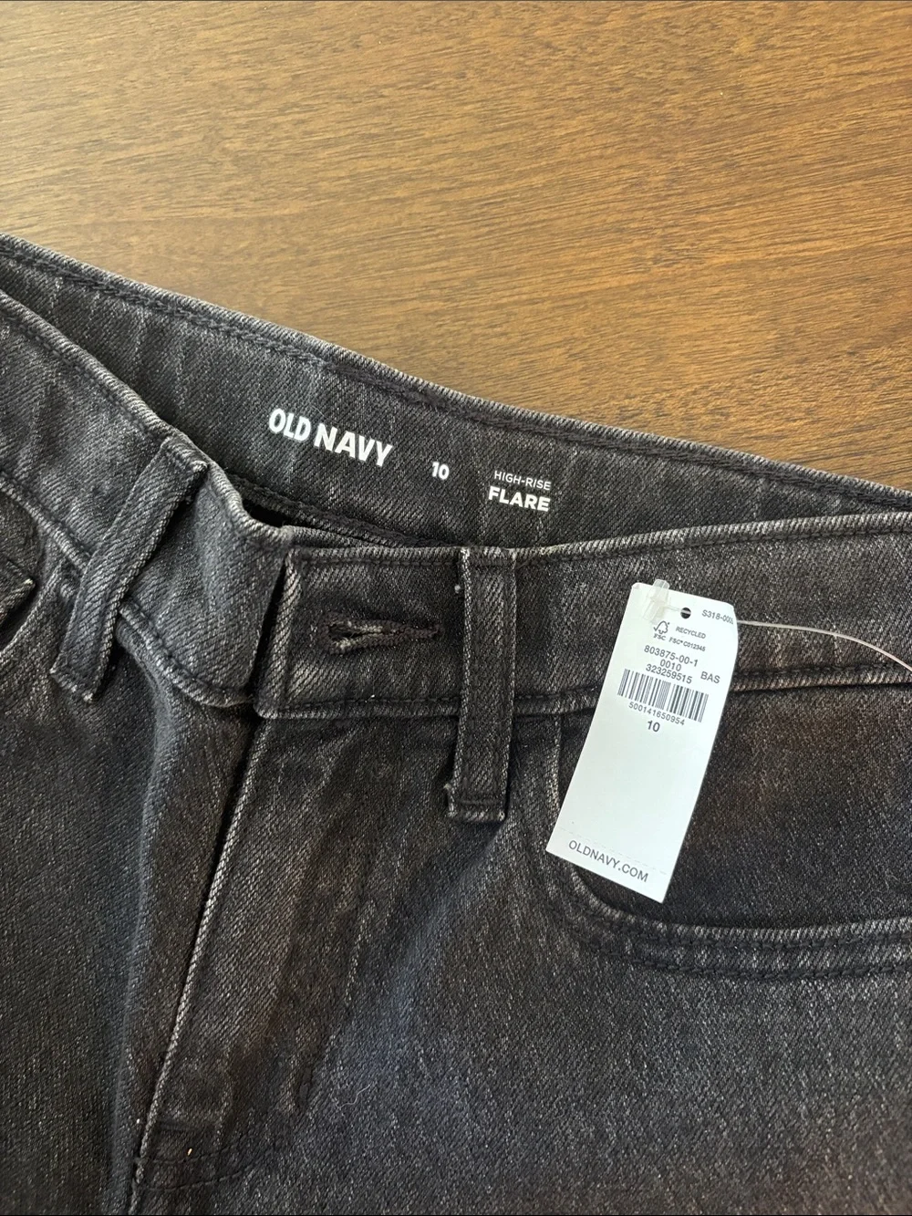 Old Navy Black Kids Straight-Leg Jeans